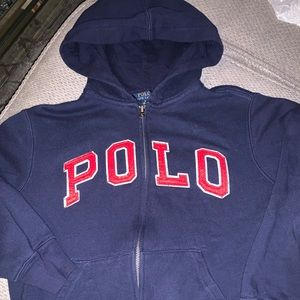 Boys Polo/Ralph Lauren hooded zip sweatshirt